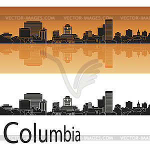 Columbia skyline - vector clipart