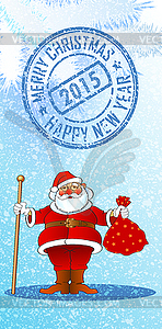 SANTA - vector clipart