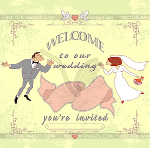 Wedding invited - vector image