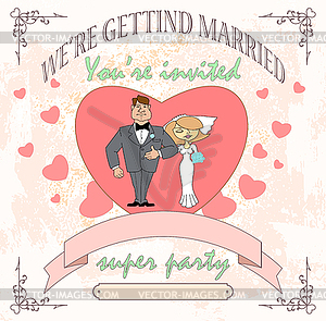 Wedding invited - vector clipart