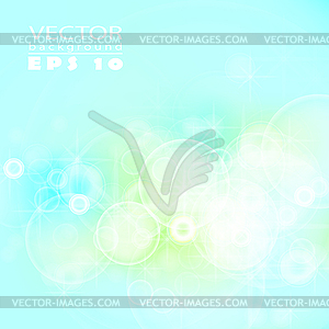 Abstract luminescent background with effect bokeh - vector clip art