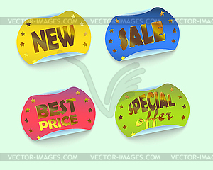 New sale gold - vector clipart