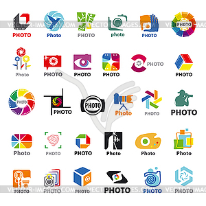 Biggest collection of logos for photographer - vector clip art