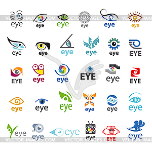Самая большая коллекция логотипов Eye - изображение в векторе / векторный клипарт