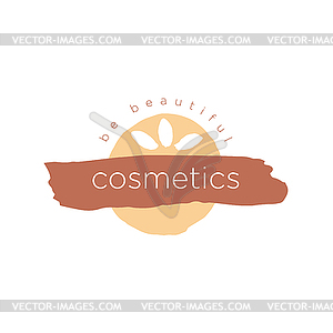 Abstract logo for cosmetics and beauty - royalty-free vector clipart