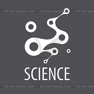 Abstract logo for science and technology - vector clipart