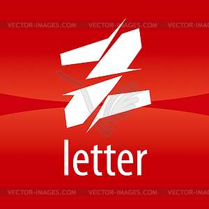 Abstract logo creative letter Z - vector clipart