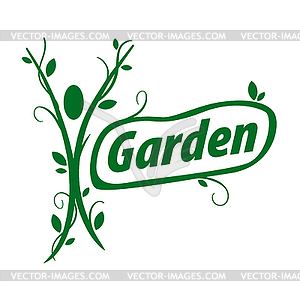 Logo people of vegetable pattern - vector clipart