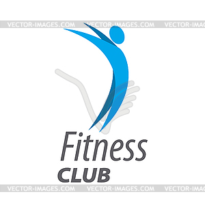 Abstract logo for fitness club - vector clipart