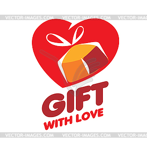 Logo for gifts - vector image