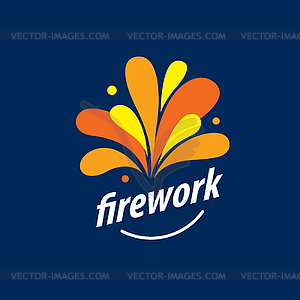 Logo for fireworks - vector clip art