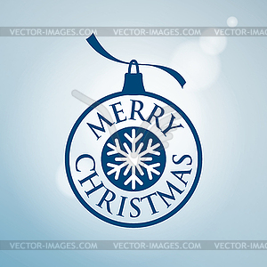 Logo Christmas - vector clipart