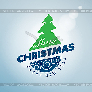 Logo Christmas - vector clip art