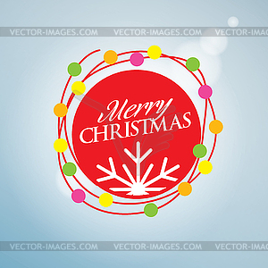 Logo Christmas - vector clipart