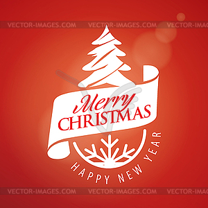 Logo Christmas - vector clip art