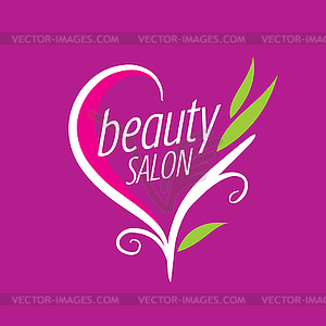 Логотип салон красоты - изображение в векторном виде