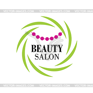 Logo beauty salon - vector EPS clipart