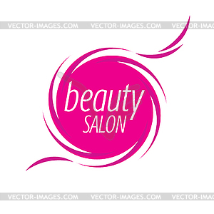Logo beauty salon - vector image