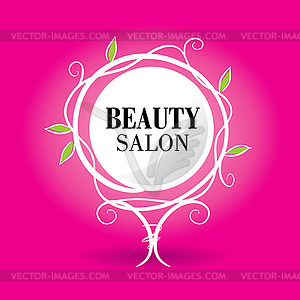 Logo beauty salon - vector clip art