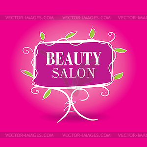 Logo beauty salon - vector clipart