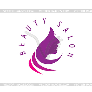 Логотип Салон красоты - цветной векторный клипарт