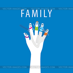 Logo family - vector clip art