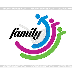 Logo family - vector image