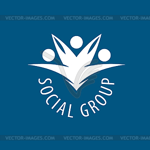 Social Group logo - vector clipart
