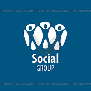Social Group logo - vector clipart