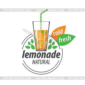 Logo for lemonade - vector clip art