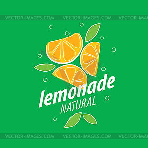 Логотип для лимонада - рисунок в векторе