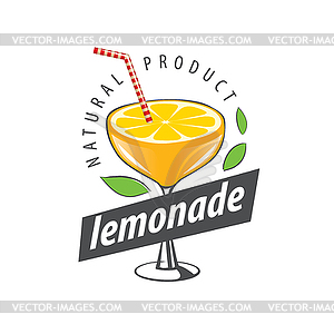 Logo for lemonade - vector image