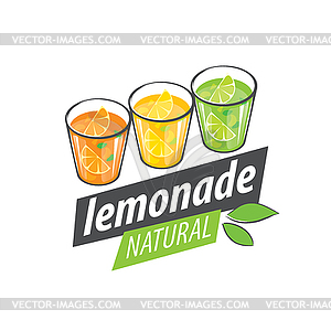 Logo for lemonade - vector image