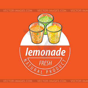 Logo for lemonade - vector image