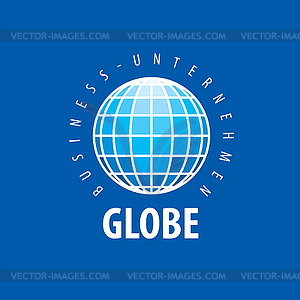 Earth logo template. Globe sign - vector clipart