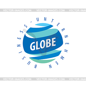 Earth logo template. Globe sign - vector clipart / vector image