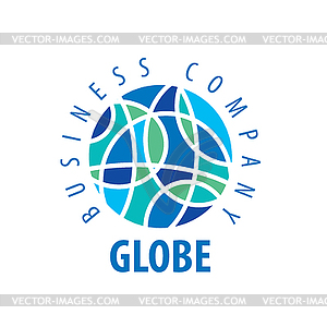 Earth logo template. Globe sign - vector clipart / vector image