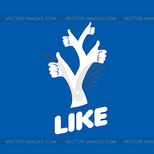 Логотип как - векторный рисунок