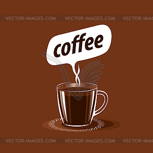 Logo for coffee - vector clipart