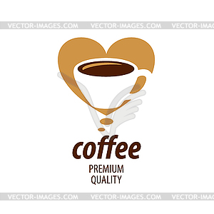 Logo for coffee - royalty-free vector image