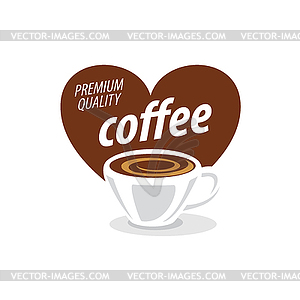 Логотип для кофе - изображение в векторе / векторный клипарт