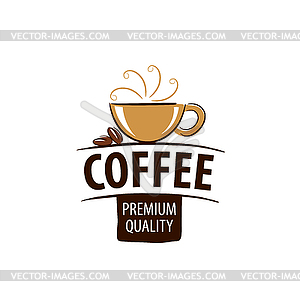 Logo for coffee - vector image