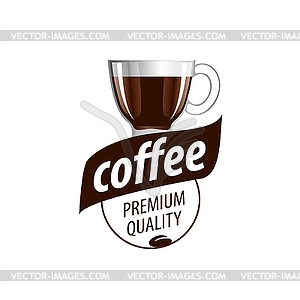 Logo for coffee - vector image