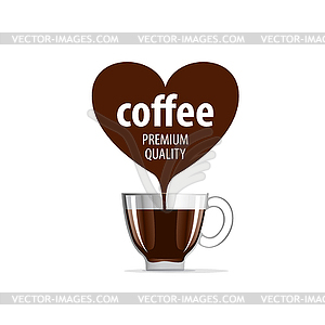 Logo for coffee - vector clipart