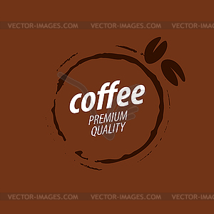 Logo for coffee - vector image