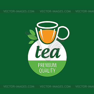 Logo tea - vector clipart