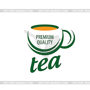 Logo tea - vector clipart