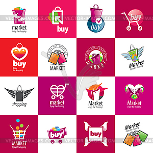 Shopping logo - vector clip art