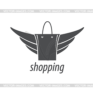 Shopping logo - vector clipart