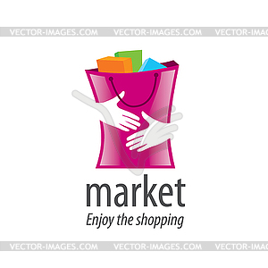 Shopping logo - vector clip art